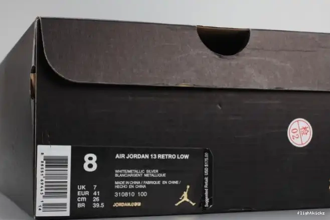 Air Jordan 310810-100 white mens 13 Money LowPure 0608